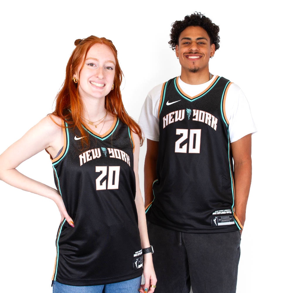 Ducks Spirit, Nike, Black, Jerseys, Performance/Dri-FIT, Women, Unisex, Basketball, Explorer Edition, WNBA, New York Liberty, #20, Ionescu, 951513